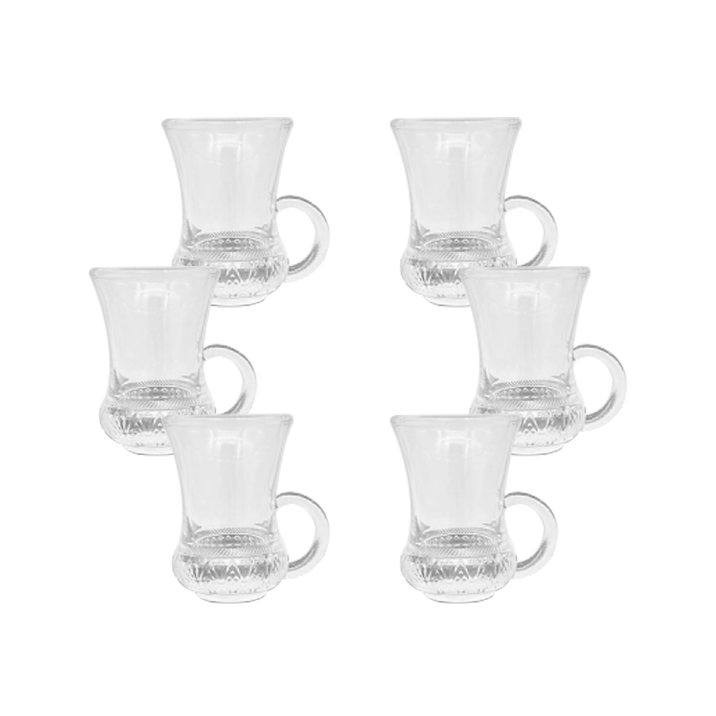 Glass Tea Cup 6 Set LSP-133A