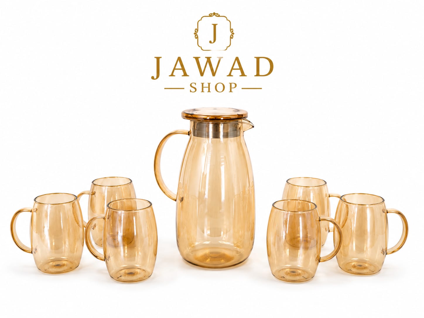 Elegant Glass Pitcher Set