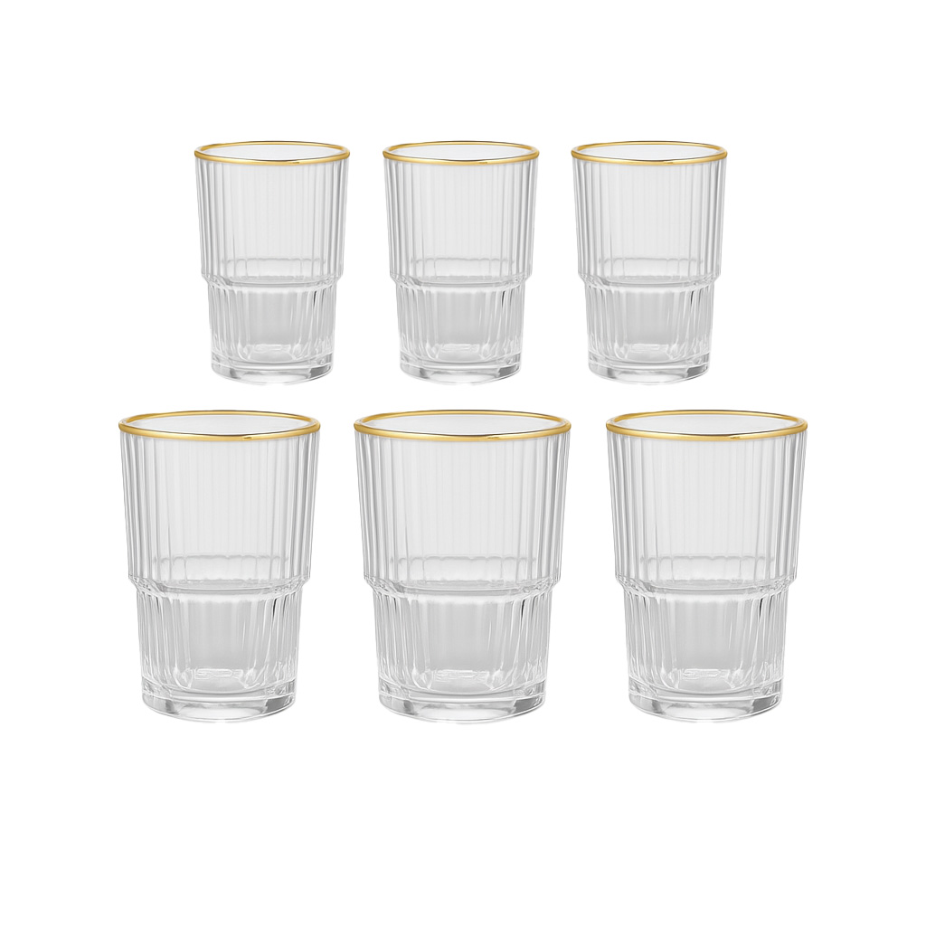 Glass Cup 6 Set 193ml TY7510-1