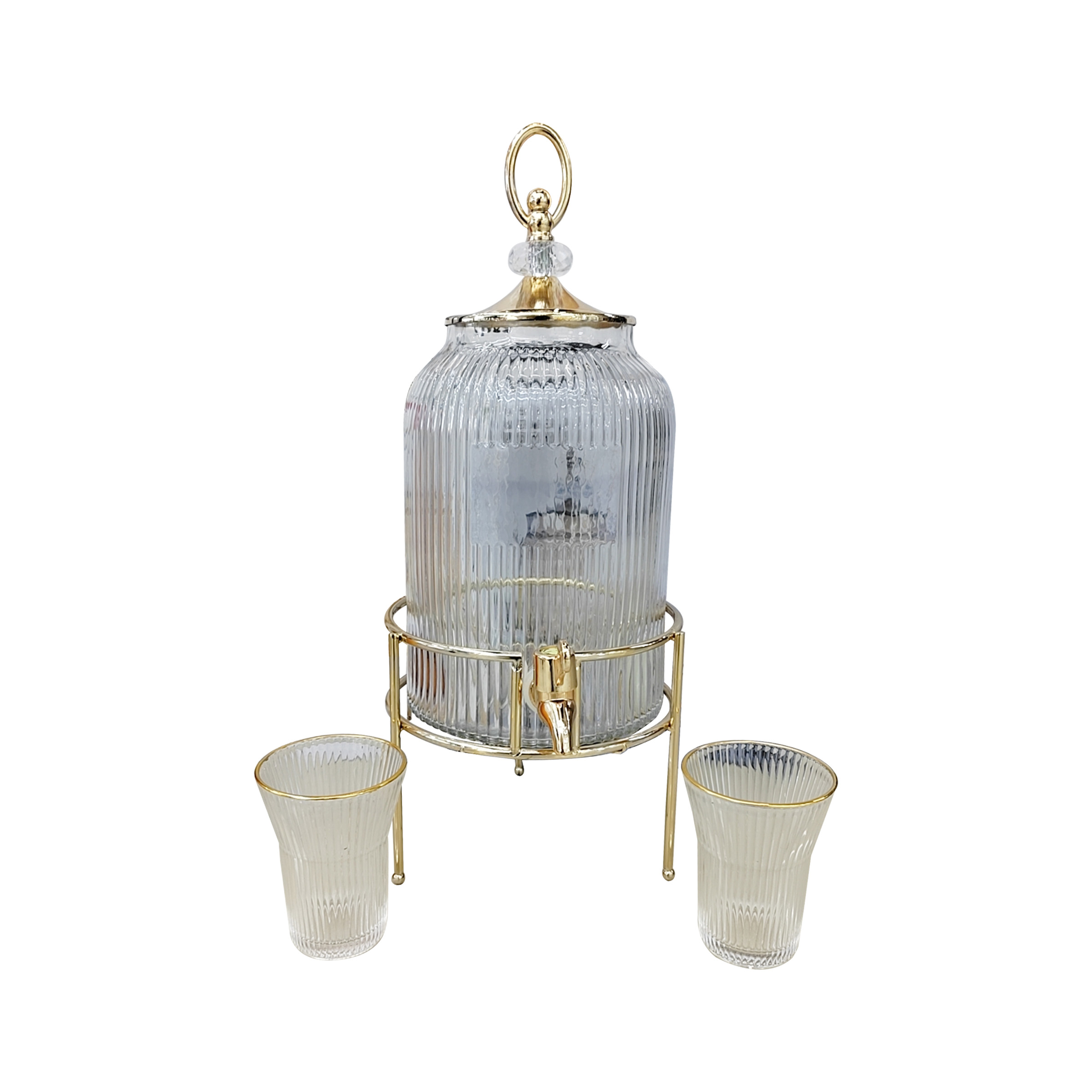 1 Jar/6 Glass Cups 4L 1523