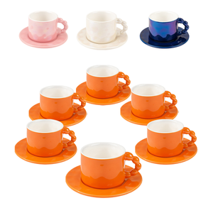 Coffee Cup 6 Set Cups/Saucers CM-C6-4