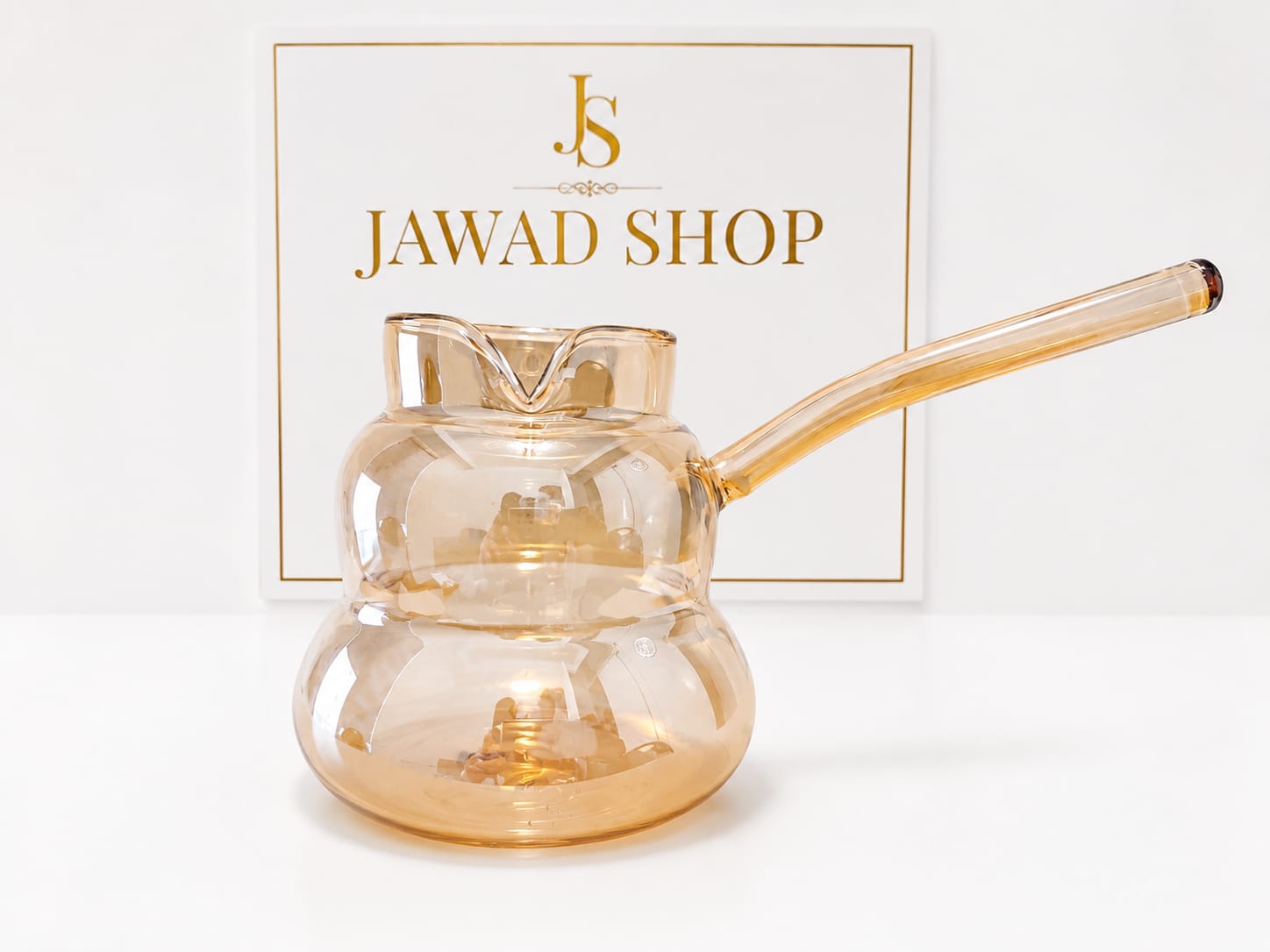 Amber Glass Turkish Coffee Pot
