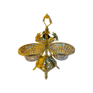 Candy Tray 3 Bowl Gold SJ1114-3