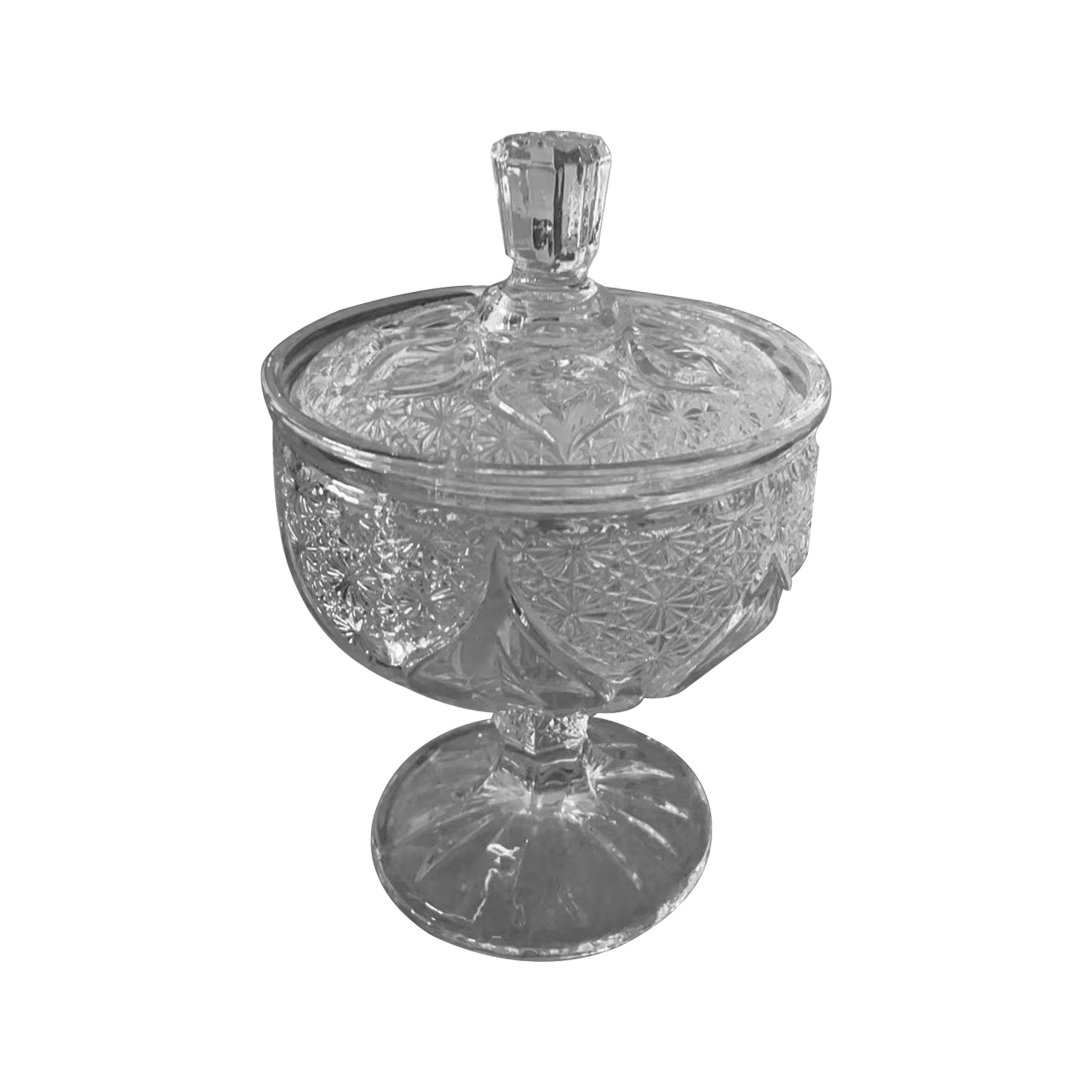 Glass Bowl With Lid BMTG335-D3