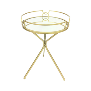 Coffee Table Glass 40x40x60cm (15.75x15.75x23.62inch) 6214