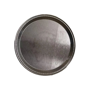 DailySeal Round Aluminum Foil Plate with Emboss design 12" 307x17mm 55g 34724-12