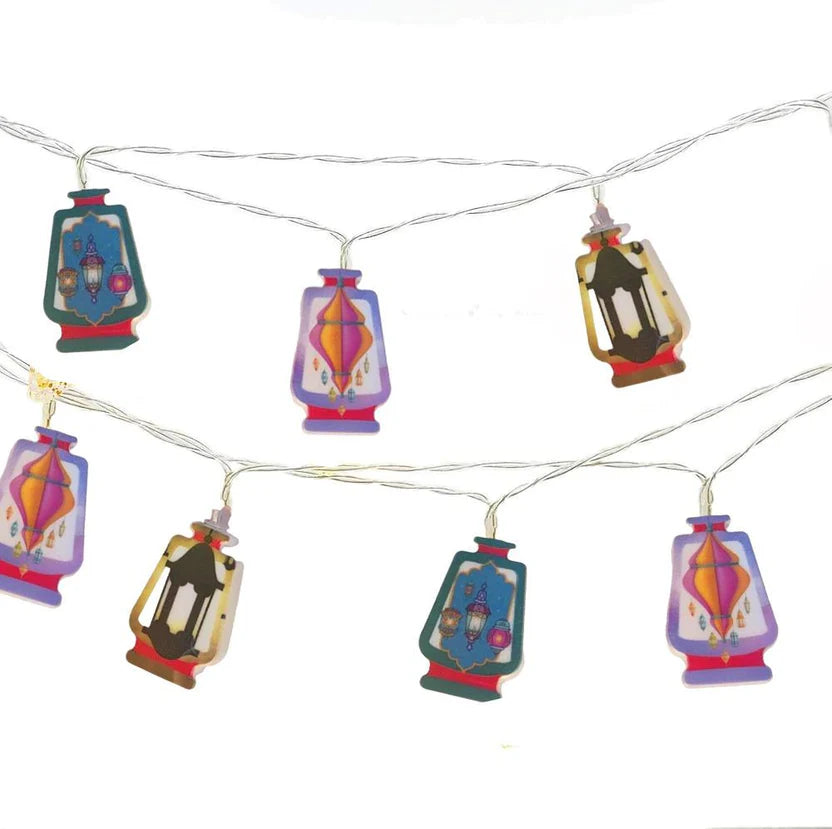 Ramadan LED String Light Colorful Lantern design (20pcs light /warm light) RM25-360