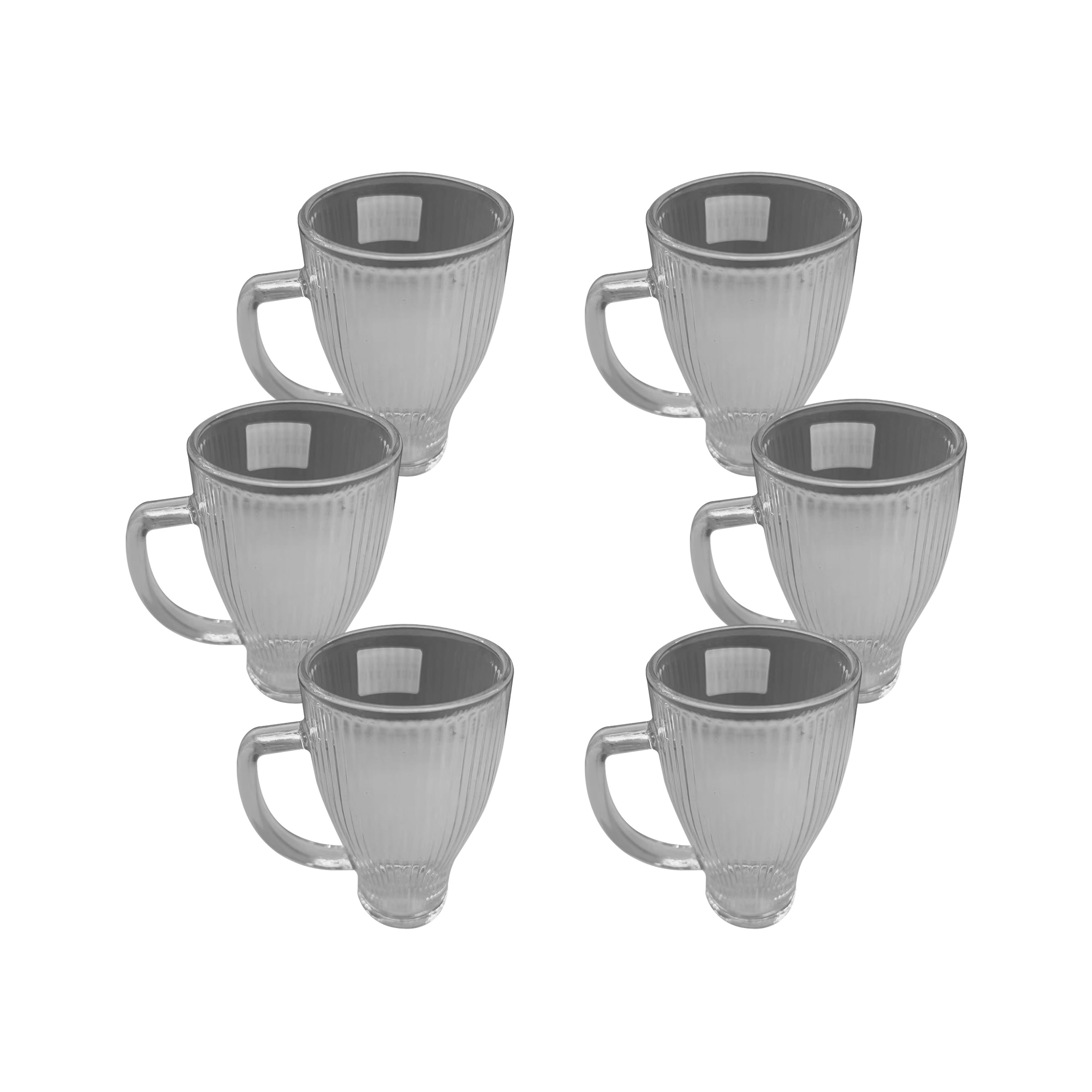 Glass Tea Cup 6 Set ZB-134