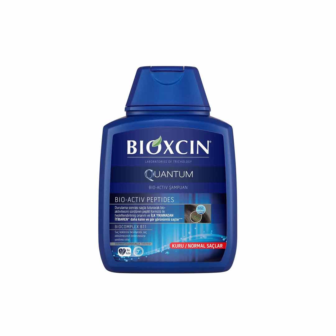 Bioxcin Quantum Shampoo – For Dry & Normal Hair – 300 ml | Strengthens & Nourishes