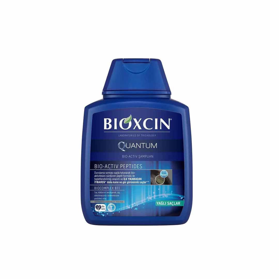 Bioxcin Quantum Volumizing Shampoo – For Oily Hair – 300 ml | Strength & Fullness Without Weighing Down