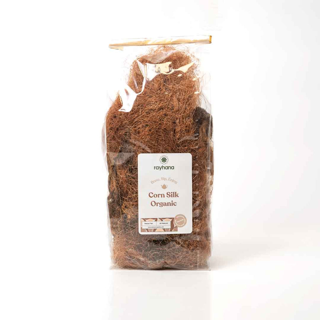 Corn Silk Herbal Tea – Rayhana Organics – Pure Loose Strands