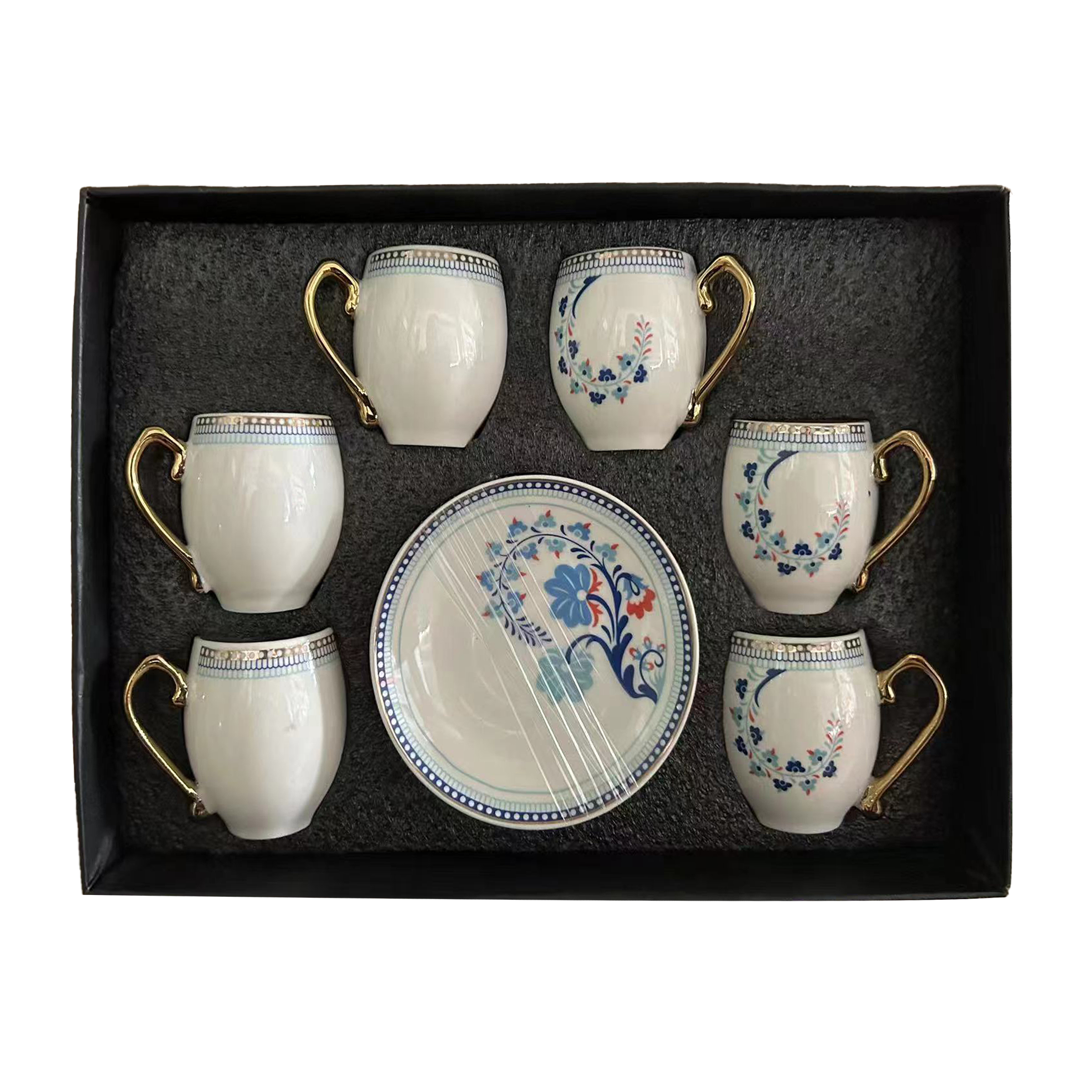 Coffee Cup 6Set Cups/Saucers 1213-10