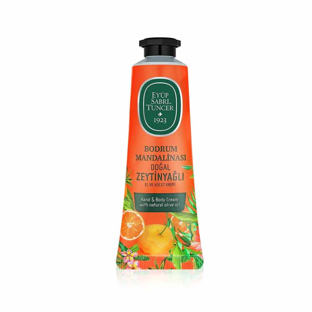 Mandarin Olive Oil Hand & Body Cream – 50 ml | Refreshing Citrus Glow
