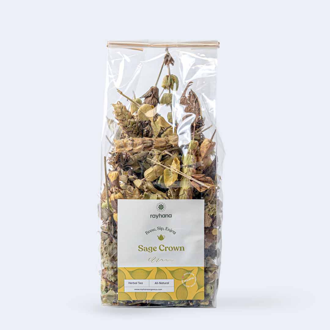 Sage Crown Herbal Tea – Whole Flower Heads by Rayhana Organics