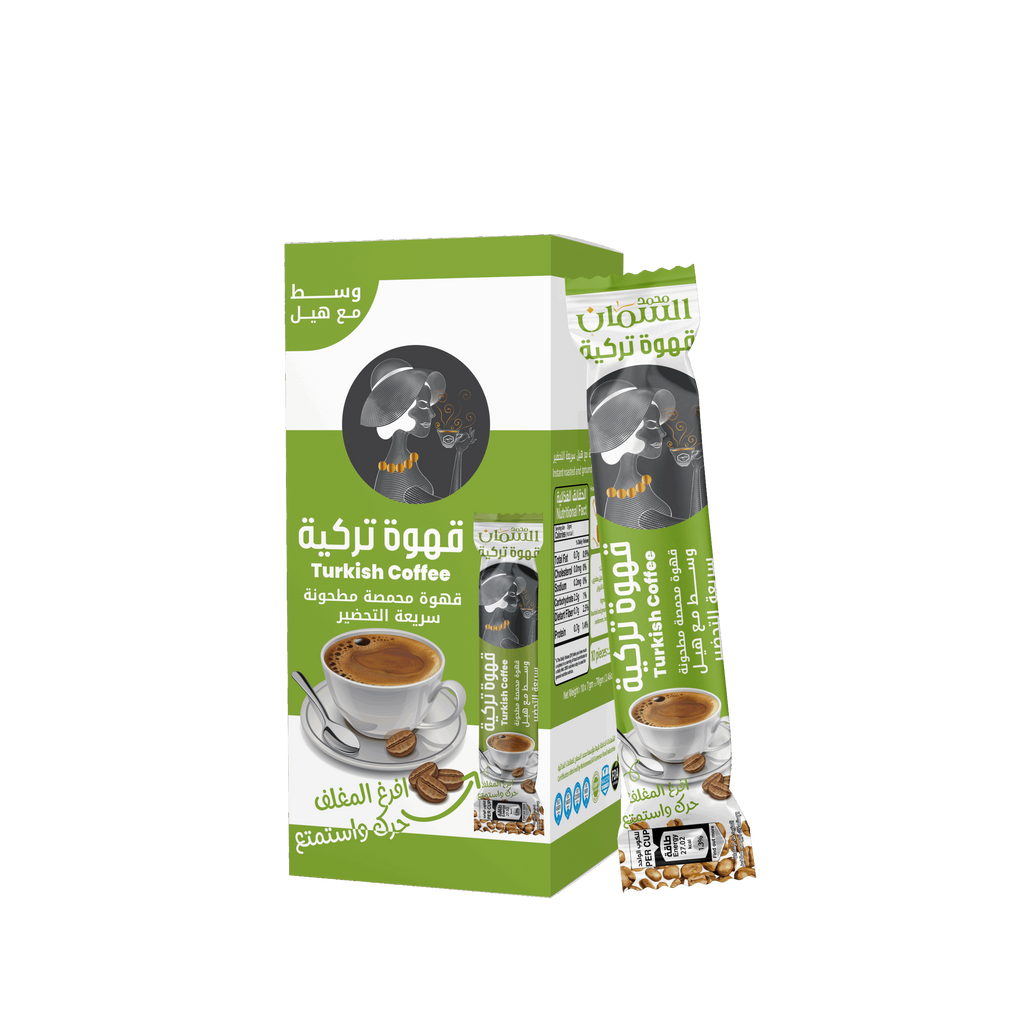 Instant Turkish Coffee with Cardamom – 7g * 10 sachets – 10 cups